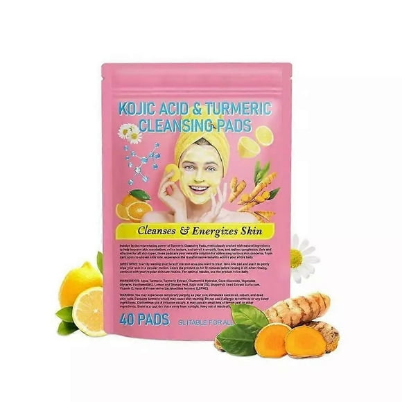 Turmeric Cleansing Pads Gentle Skin Care Daily Cleansing Exfoliation