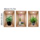 thumbnail image 3 of XWSHYW Decoraciones para El Hogar Plantas de Calcoma En Plantas y Macetas En Pasillos, Escaleras, Pintura Decorativa, Murales En Plantas y Flores En Paredes de Restaurantes En Hoteles., 3 of 3