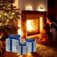 thumbnail image 5 of Todaioua Christmas Lighted Gift Boxes: Set of 3 Illuminated Present Christmas Decorations for Indoor Xmas Tree Outdoor Yard Holiday, Battery Operated Gift Boxes with Lights(Without Battery), 5 of 7