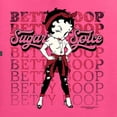 thumbnail image 5 of Wild Bobby, Betty Boop Sugar and Spice Wink Betty Boop Unisex Hoodie Sweatshirt, Neon Pink, 3X-Large, 5 of 5