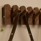 thumbnail image 5 of Wood Wall Mounted Coat Rack with Hidden Decorative Hook Clothes Hat Key Hanger Closet for Living Room Furniture D, 5 of 5