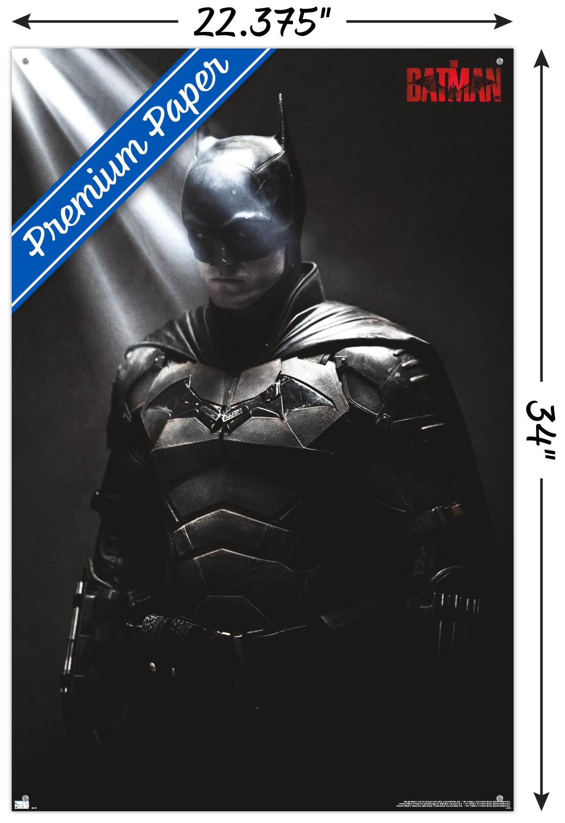 DC Comics Movie The Batman - The Batman Wall Poster with Pushpins, 22.375" x 34"