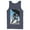 Navy Blue, variant on Men's Superman Strongest Hero Pose  Tank Top Navy Blue Small