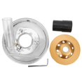 thumbnail image 1 of Grinding Dust Shroud, Leather Ring Easy To Use And Install Small Size Grinding Wheel, Durable Long Service Life For Most Angle Grinders, 1 of 8