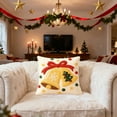 thumbnail image 4 of Fundas de Almohada Navideñas de 45 X 45 Cm, Decorativas, de Tela Suave y con Cremallera Oculta para Decoración Del Hogar., 4 of 6