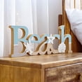 thumbnail image 4 of Wooden Beach Decor Sign, Free Standing Beach Decorations for Home, Beach Houses or Coastals Theme Room - Ocean, 4 of 6