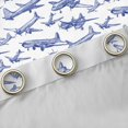 thumbnail image 4 of jejeloiu Modern Airplane Blackout Curtains Set of 2 (52x84 Each),Sketch Art Window Curtains,Blue Aircraft Theme Curtains and Drapes For Boys Teens,Microfiber Bedroom Decor, 4 of 6