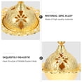 thumbnail image 4 of 1Pc Middle Eastern Arab Censer Home Mini Censer Decor Desktop Aroma Stove Golden, 4 of 6