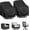 30"Wx35"Dx39"H(2 Pack), variant on Stackable Patio Chair Cover 2 Pack Waterproof Outdoor Stacking High Back Chair Cover Water Resistant Outside Furniture Tall Chair Protector (2 Pack - 29.5"L X 29.5"W X 47"H, Black)