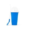 thumbnail image 4 of Slushy Maker - Taza para hacer granizados, taza de jugo de leche y cola, taza mágica de congelación rápida, taza de enfriamiento, taza de batidos con tapas y pajitas para todas las edades (azul), 4 of 5