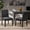 Dark Gray, variant on Sturdy Wooden Frame, Rolltop PU Dining Chair / Blend into Home, Simple Assembly