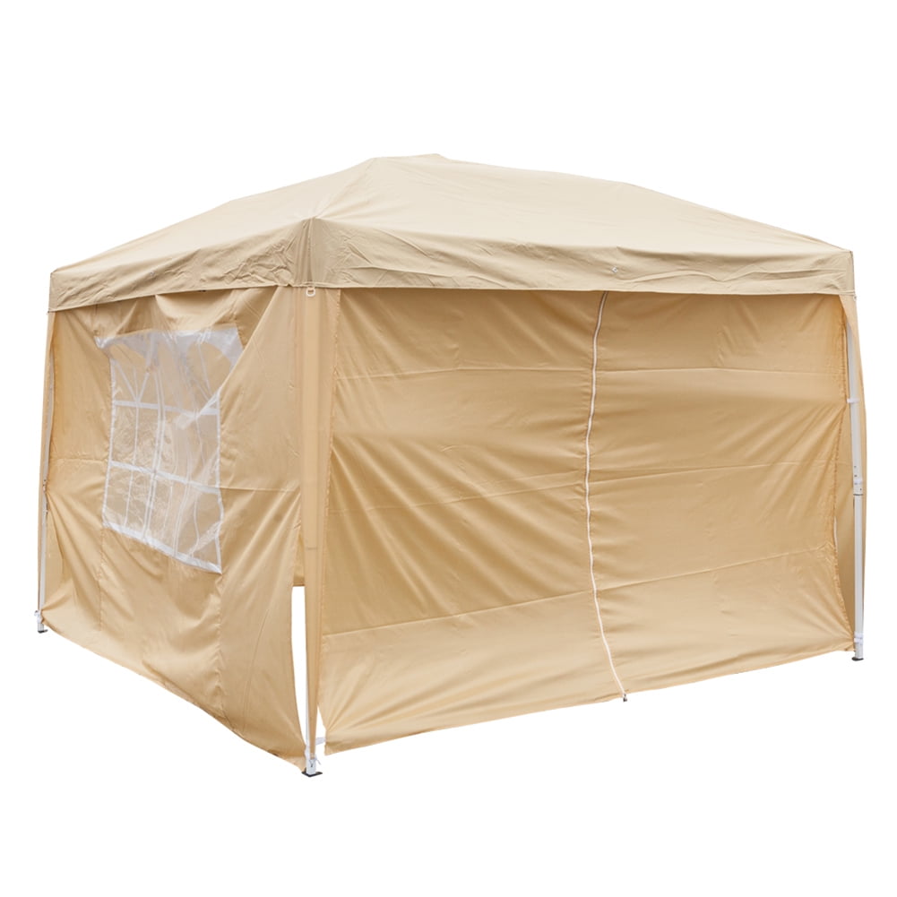 Aimee Lii 116"x116" Canopy Tent Heavy Duty Canopy, Outdoor Tent Canopy for Wedding Party Event Tent, Brown Aimee Lii 116"x116" Canopy Tent Heavy Duty Canopy, Outdoor Tent Canopy for Wedding Party Event Tent, Brown