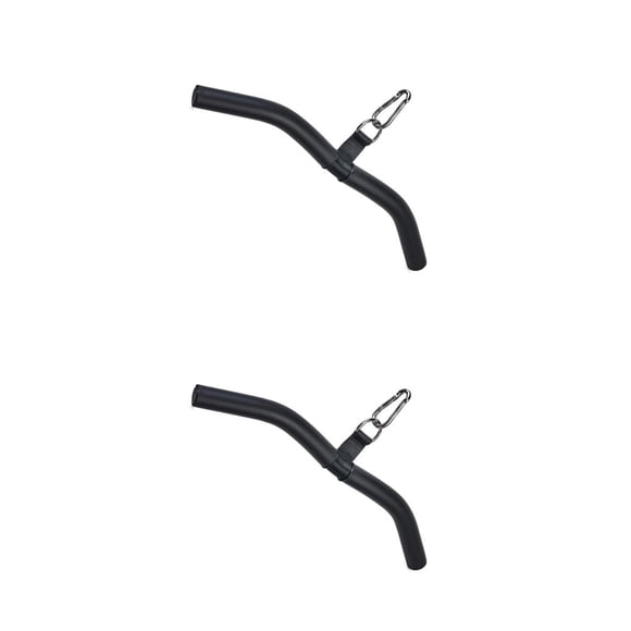 Maytalsory Home Gym Pull Down Bar Cable Machine Attachments Back Bicep Press Down Rod Exercise Stick Workout Training Accessories 48cm 2Set