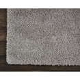 thumbnail image 5 of Nourison Malibu Shag Solid Shag Silver Grey 6'7" x 9'6" Area Rug, (7' x 10'), 5 of 8