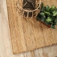 thumbnail image 4 of Superior Braided Jute Handwoven Area Rug 5' x 8', Indoor Outdoor Rugs, Natural Tan, 4 of 6