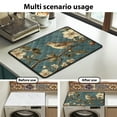 thumbnail image 7 of ZIATUBLES Bird Flower Pink Dust Cover Pad for Washer Dryer Water Resistant Washing Machine Top Protector Mat for Laundry Room Home Multi Use Home Decor Accessories, 24 x 19.7 Inch, 7 of 7