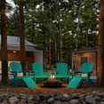 thumbnail image 2 of Wildridge Heritage Sunset Adirondack Chair, Aruba Blue, Outdoor Weather Resistant Poly Patio Furniture, 2 of 5