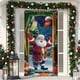 thumbnail image 5 of Cubierta Navideña para Puerta Yww250909006 | Decoración Navideña de Papá Noel (90 X 200 Cm) | Tejido de Poliéster y Licra | Fondo para Fiestas Navideñas | Mantel para Puerta de Entrada, 5 of 6