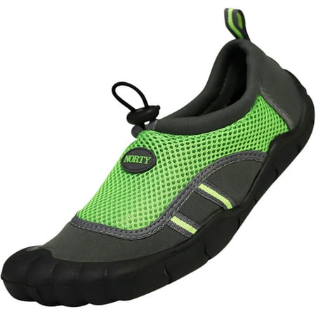 

NORTY Big Boys Water Shoes Child Male Surf Shoes Grey Lime 6 Big Kid