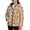 Beige Capybara Orange Heart, variant on Red Santa Claus Tree Sock Snowflake Christmas Print Girls Quilted Hooded Jacket, Xmas Warm Padded Winter Coat with Zipper and Pockets, Windproof & Water Resistant Long Sleeve Outerwear, XL
