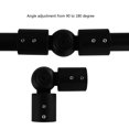 thumbnail image 3 of Conector para barra de cortina Elifel, negro, 1 unidad, 3 of 6