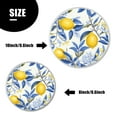 thumbnail image 3 of Stove Burner Covers 4 Pcs for ,Sicilian style watercolor lemons Graceful Design, Round Gas Stove Burner Cover 8Inch And 10Inch, 3 of 6