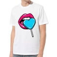 thumbnail image 5 of Valentine’s Day Matching Couple T-Shirts Women and Men's Aesthetic Graphic Tees Cute Retro, Funny & Minimalist Love Prints Romantic Gift for Boyfriend, Girlfriend & Anniversary, 5 of 10