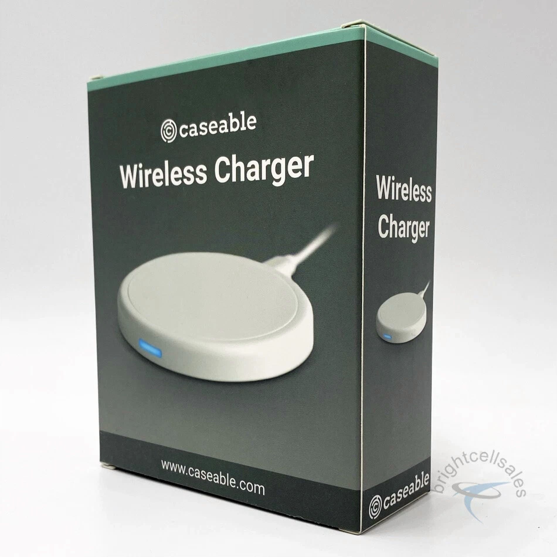 PRIME- Caseable Qi-Enabled Wireless Charging Pad Compact Thin Portable Phone Charger