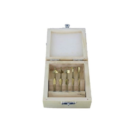 Safety Speed Cut Router TEMO 10 PC High Speed Steel HSS TITANIUM Coated ROUTER BITS Set 1/8 inch (3mm) SHANK for DREMEL and Compatible Rotary Tool ()