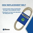 thumbnail image 4 of New Stens OEM Replacement Belt 265-435 for Cub Cadet 954-05021, 4 of 6