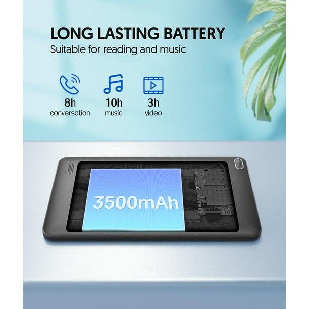 7 inch Android 13 Tablet with Quad-Core, 4GB+32GB, HD IPS