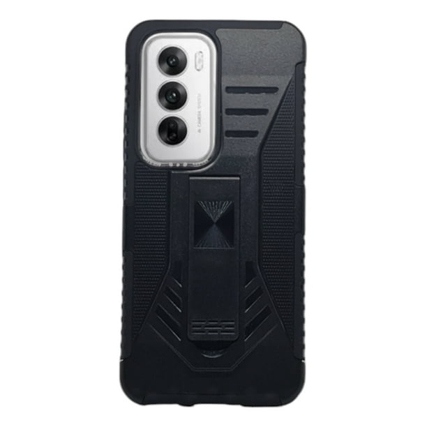 Funda Uso Rudo Cely Vesmir Clip Blindaje Para Oppo Reno 12 Más 2 Micas de Pantalla