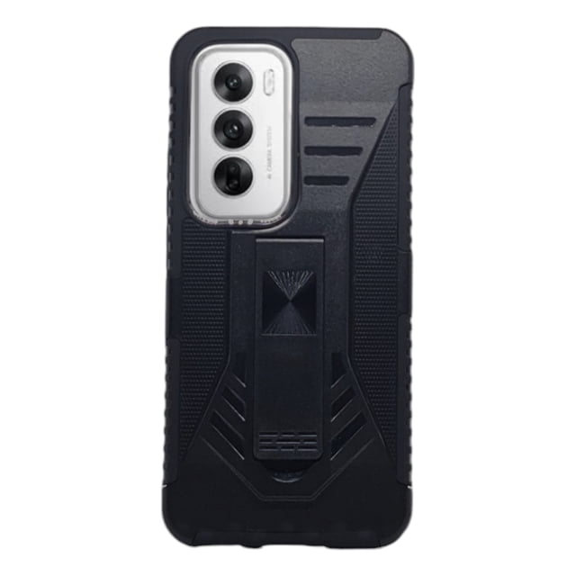 Funda Uso Rudo Cely Vesmir Clip Blindaje Para Oppo Reno 12 Más 2 Micas de Pantalla
