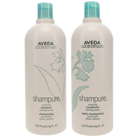 Aveda Shampure Nurturing Shampoo 33.8 oz & Shampure Nurturing Conditioner 33.8 oz Combo Pack
