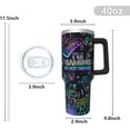 thumbnail image 5 of Gamer Gifts for Men, Gamer Tumbler, 40 oz Gaming Tumbler with Handle and Straw and Leak Proof Lid, Reusable Stainless Steel Insulated Gamer Coffee Mug, Cool Gifts for Gamer, 5 of 5