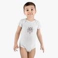 thumbnail image 3 of Adorable Baby Onesie® with Strawberry Floral Design - 3 Color Options, 3 of 4