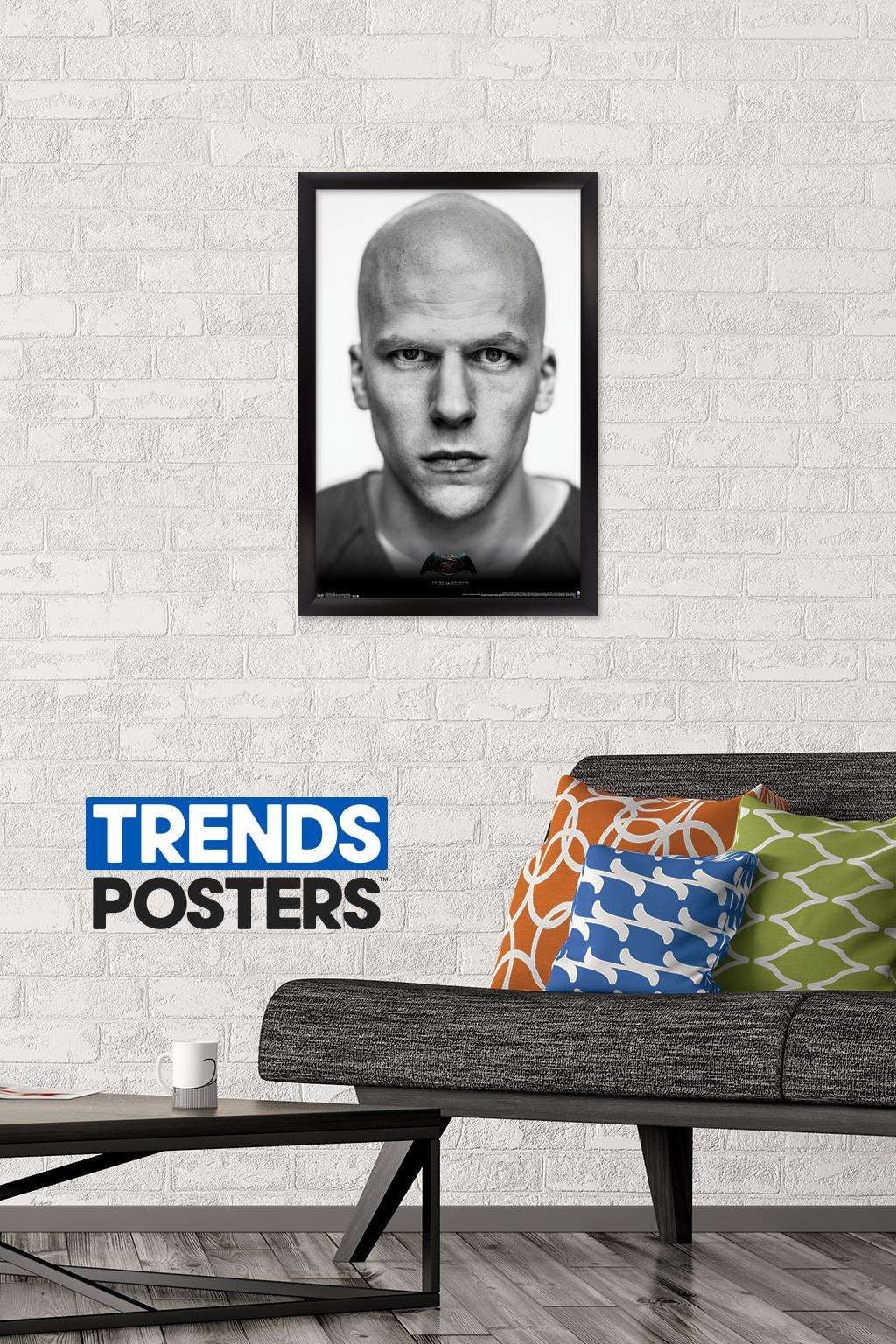DC Comics Movie - Batman v Superman - Luthor Wall Poster, 14.725" x 22.375", Framed