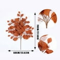 thumbnail image 2 of Liyamei Feuilles Réalistes Feuilles Rouges Douces pour Maison Mariage Fête Fond Intérieur Extérieur Mur, 2 of 4