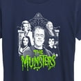 thumbnail image 3 of The Munsters - The Munsters Family Group With Grandpa And Cousin - Women's Short Sleeve Graphic Tee, 3 of 5
