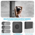thumbnail image 4 of Kojooin Shower Panel Tower, Matte Black Bathroom Shower System with LED Temperature Display, Massage Jets and Handheld Shower, 4 of 8