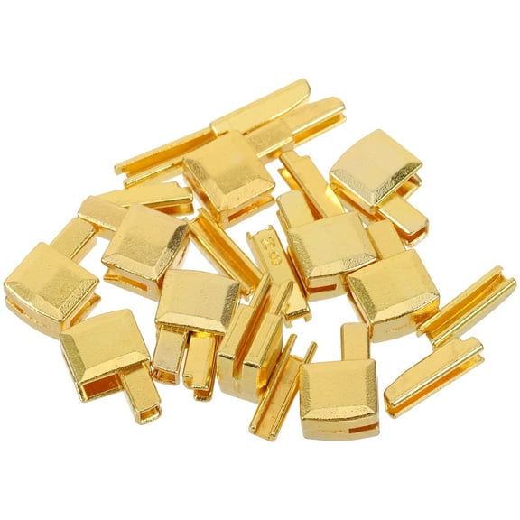 ULTNICE 1 Set Metal Zipper Stops Repair Kit Durable Zipper Slider Replacement For Clothes Jackets Bags For