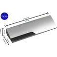 thumbnail image 5 of Aluminum Eyeglass Case Hard Shell For Small to Medium Frames In Black/Silver, 5 of 10