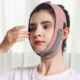 thumbnail image 4 of Vendaje para cinturón de levantamiento facial correa para adelgazar facial forro de grafeno tela transpirable ajustable para el hogar para niñas ANGGREK Otros, 4 of 8