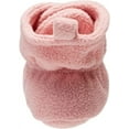 thumbnail image 3 of Hudson Baby Infant and Toddler Girl Cozy Fleece Booties, Pink Owl, 0-6 Months, 3 of 8