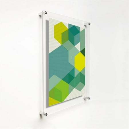 Wexel Art Double Panel Acrylic Floating Frame 21w 27h Wexel Art Double Panel Acrylic Floating Frame 21w 27h
