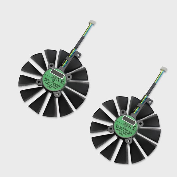 Phenofice 1 Pair Black Cooling Fan for , Computer Supply Fan for Efficient Heat Dissipation and Temperature Control