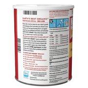 Earths Best Organic Dairy Powder Baby Formula with Iron DHA & ARA, 32 oz Canister