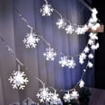 thumbnail image 4 of Christmas Decor Outdoor 20 LED Snowflake String Light Christmas Party New Year Decor (3m), 4 of 5