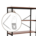 thumbnail image 5 of Legooin® Industrial 5-Tier Bookshelf,  Vintage Brown, Metal Frame, All Ages, Home/Office, 5 of 7