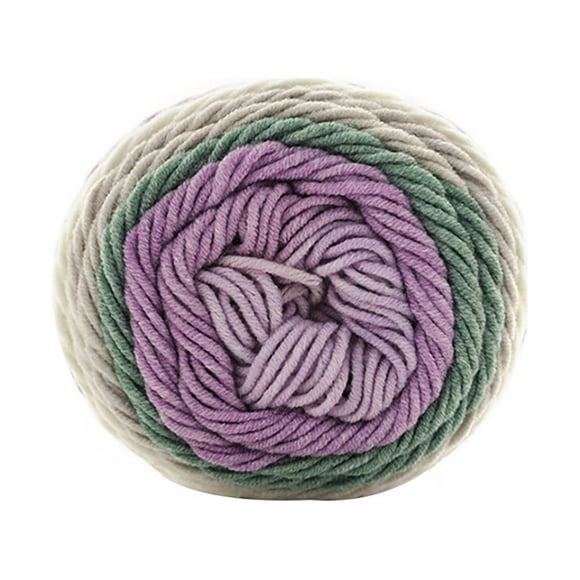 kurtrusly 5-strand Yarn Sweater Scarf Knitting Thread Handcraft Sewing Braiding Cotton Yarn DIY Accessory, Type 5